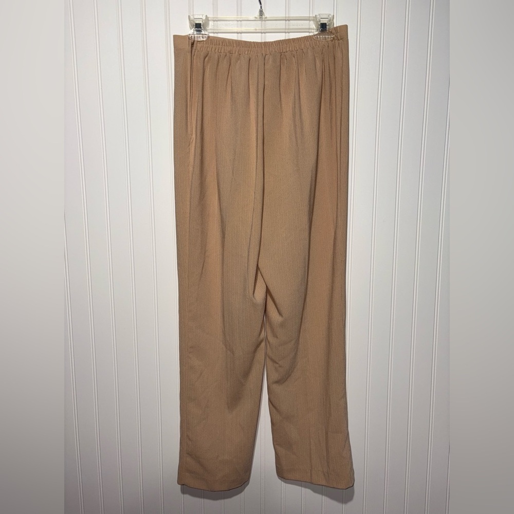 Sag Harbor Elegant Tan Women's Pants| Size 12 Petite - Picture 2 of 3